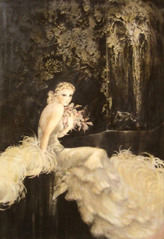 ルイ・イカールの絵画作品　タイトルは、蘭